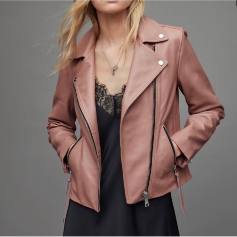 AllSaints Dalby Leather Biker Jacket